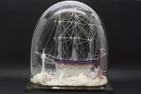 Lot 363 - A Victorian Venetian glass galleon