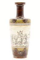 Lot 173 - Royal Doulton Hannah Barlow pottery vase