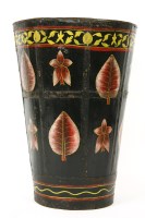 Lot 226 - A painted Scandinavian pail