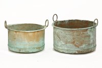 Lot 1011 - Two graduated Continental copper coppers