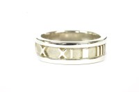 Lot 48 - A sterling silver Tiffany Atlas ring