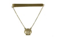 Lot 74 - A 9ct gold tie slide