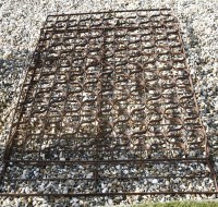 Lot 1117 - A French metal folding wine rack