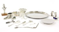 Lot 246 - An assortment of silver and plate