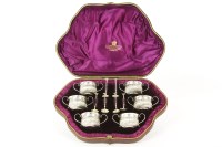 Lot 237 - A set of six Victorian silver salts