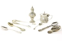 Lot 203 - A silver caddy spoon