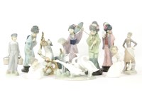 Lot 355 - Four Lladro Geisha girls