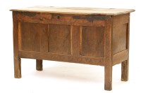Lot 600 - A 17th century oak coffer