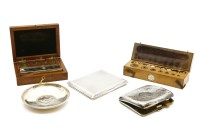Lot 254 - Two silver cigarette cases