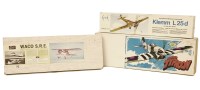 Lot 324 - A quantity of model aeroplane bits to include a Krick 'Klemm L25d'