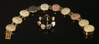 Lot 52 - A Victorian gold lava stone cameo ring