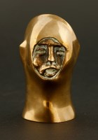 Lot 293 - A bronze bust of a polar explorer
