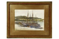 Lot 488 - Cyril Ward 1863-1935 
FISHING FLEET ISLE OF MAN
watercolour
26 x 36cm