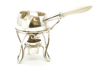 Lot 253 - A silver brandy warmer by Richard Burbridge (Harrods Stores)
