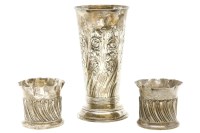 Lot 231 - A Victorian silver vase by Charles Stuart Harris