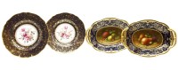 Lot 448 - A pair of Spode porcelain plates