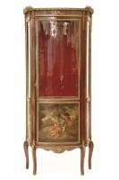 Lot 537 - A French gilt metal mounted display cabinet