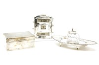 Lot 239 - A mixed lot of silver to include a perpetual calendar