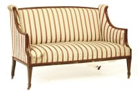 Lot 587 - An Edwardian mahogany framed settee