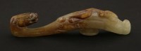 Lot 1200 - A Chinese jade belt hook