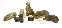 Lot 1467 - A collection of Chinese jades
