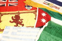Lot 326 - A collection of naval flags