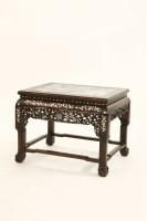Lot 1339 - A Chinese wood vase stand