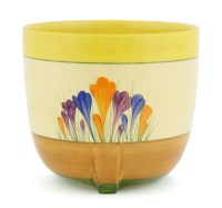 Lot 140 - A Clarice Cliff 'Crocus' jardinière