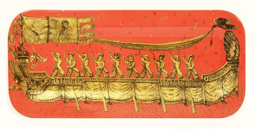 Lot 414 - A Fornasetti 'Bucintoro' tray