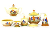 Lot 701 - Clarice Cliff 'Crocus' pattern