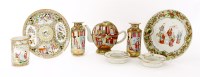 Lot 1431 - A collection of Chinese Canton enamelled porcelain