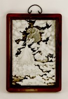 Lot 1165 - A Chinese porcelain plaque