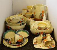 Lot 695 - Clarice Cliff 'Crocus' pattern