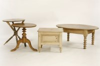 Lot 1145 - A pine converted box commode