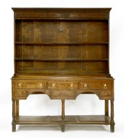 Lot 906 - An oak pot-board dresser