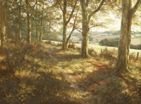 Lot 843 - David Dipnall (b.1941)
AN AUTUMN LANDSCAPE
Signed l.l.