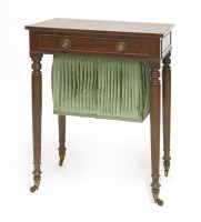 Lot 989 - A Regency mahogany worktable