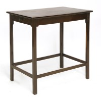 Lot 995 - A Regency mahogany and crossbanded worktable