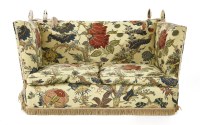Lot 1097 - A modern two seater Knole settee