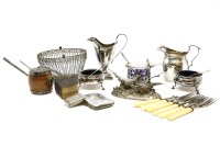 Lot 300 - A George lll style silver cream jug