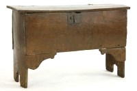 Lot 1042 - An oak coffer