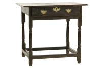 Lot 1140 - An oak sidetable