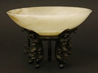 Lot 1179 - A Chinese jade dish