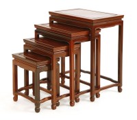 Lot 1479 - A group of Chinese nest tables