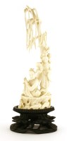 Lot 1276 - A Chinese ivory carving