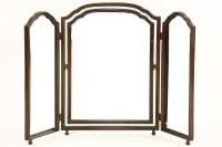 Lot 1054A - A three fold dressing table mirror