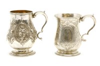 Lot 412 - A Victorian silver small tankard