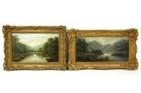 Lot 918 - H Williams
RIVER IN A MOUNTAINOUS LANDSCAPE
Signed l.r.