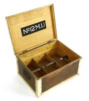 Lot 754 - A brass bound box