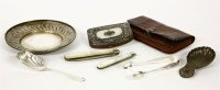 Lot 288 - Two silver caddy spoons